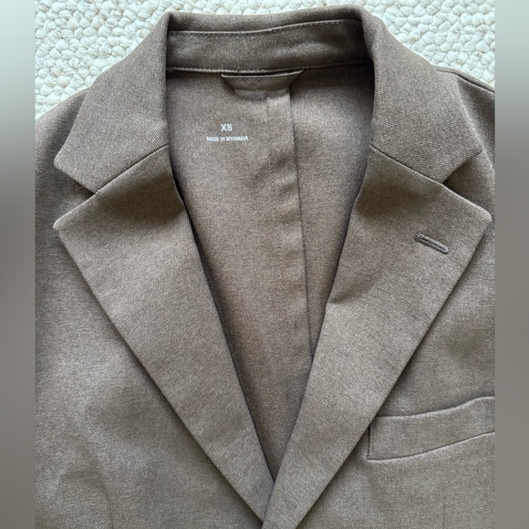 Muji Men's Stretch Brushed Jacket, Brown, XS - Picture 4 of 13
